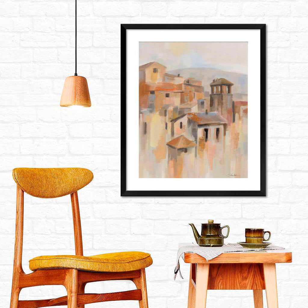 Town In Umbria II Wall Art