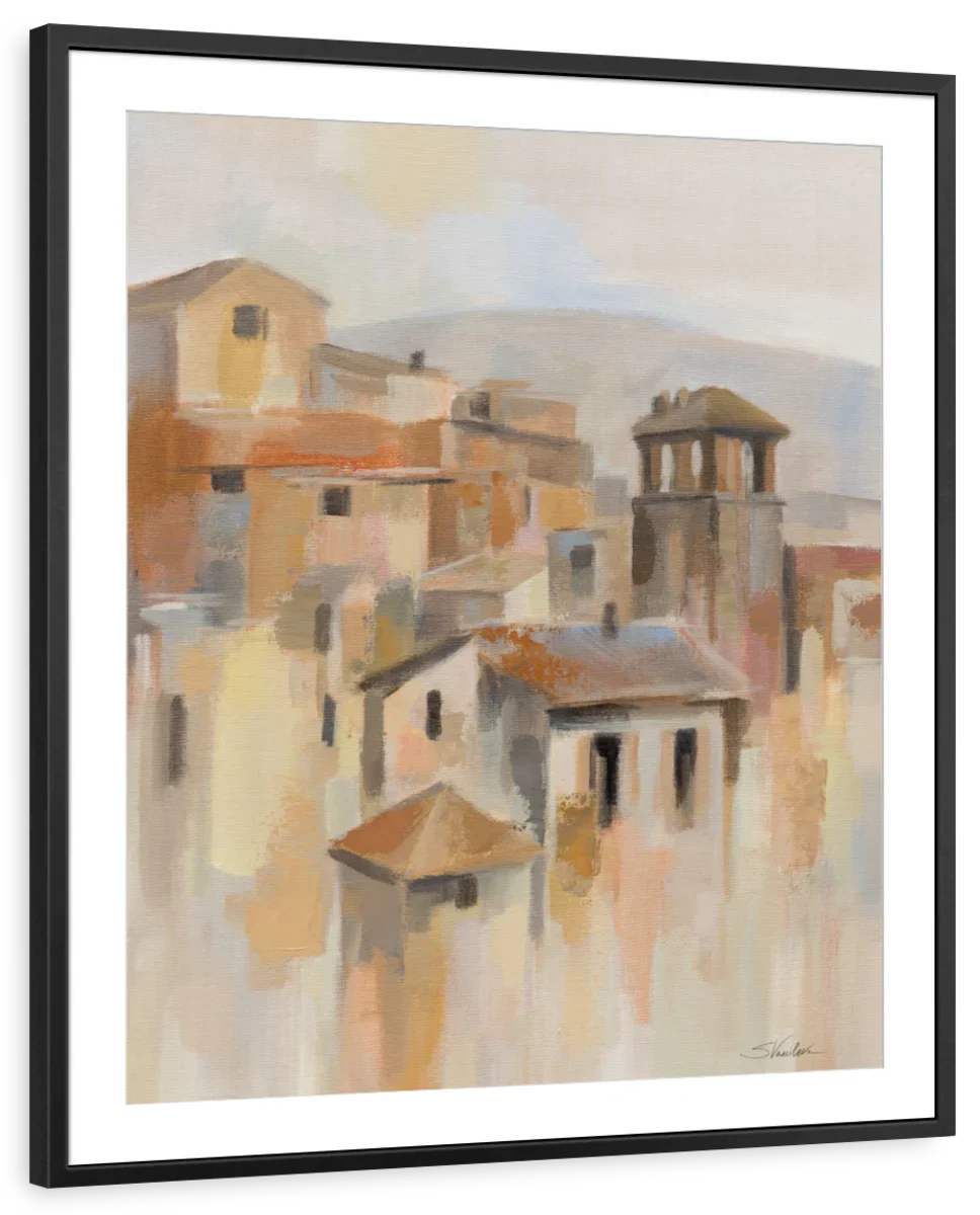 Town In Umbria II Wall Art