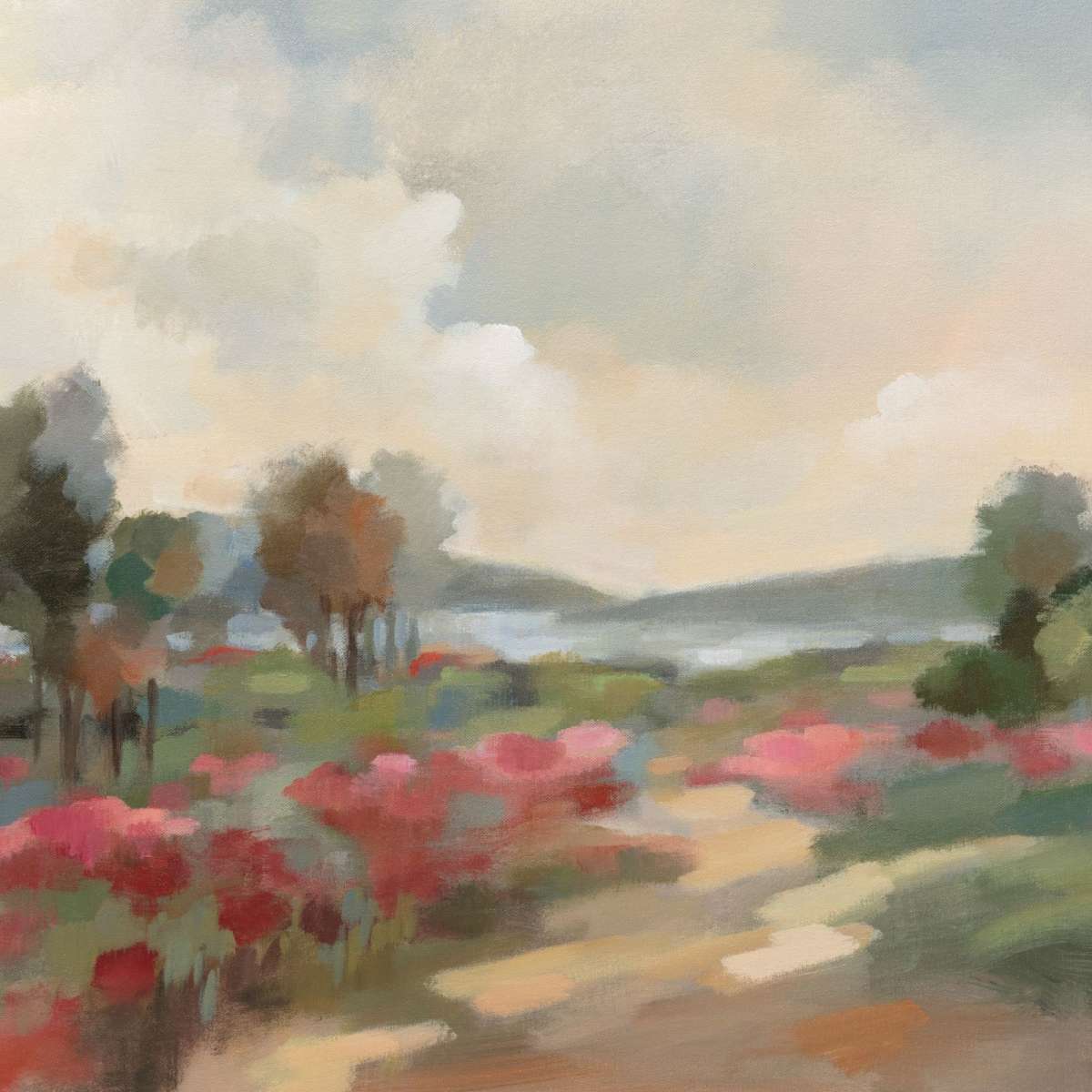 The Path To The Lake Wall Art