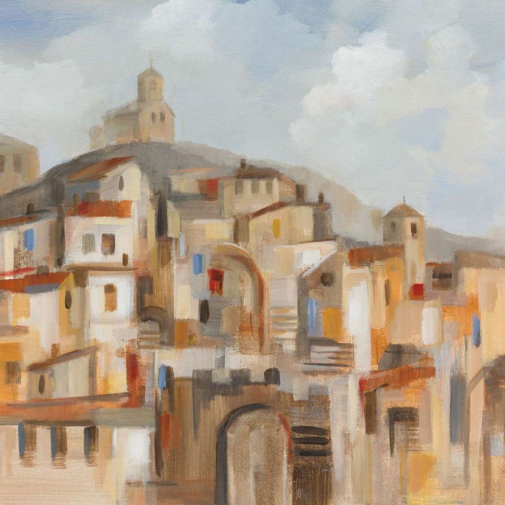 Town On The Hill Wall Art