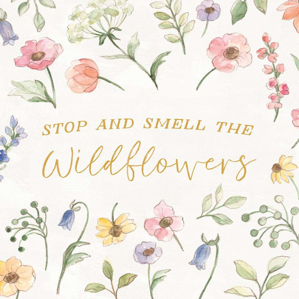 Wild Blooms Quote IV Wall Art