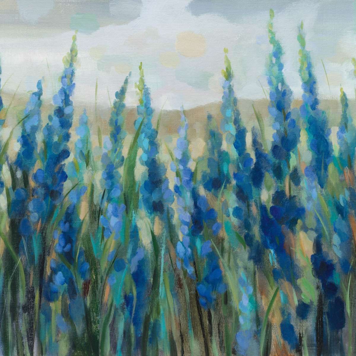 Wild Blue Meadow Wall Art