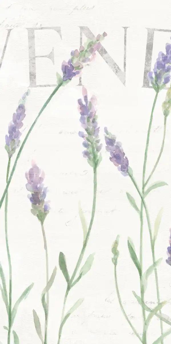 Simple Lavender Fields I Wall Art
