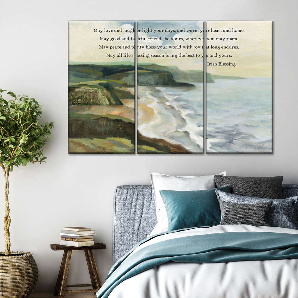 Irish Coast Blessing Wall Art