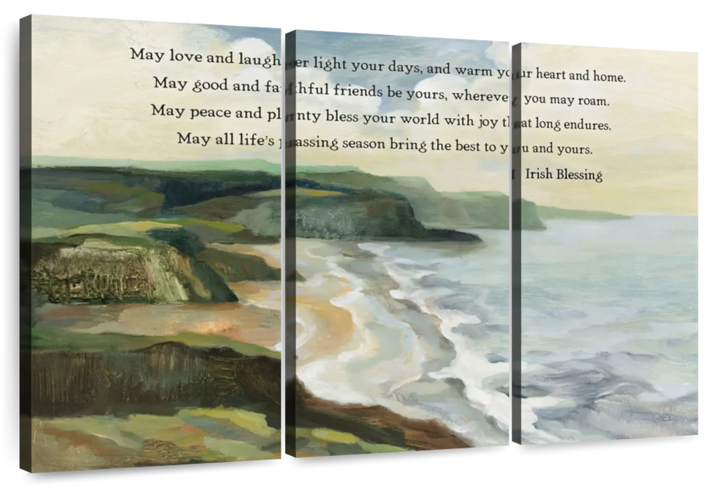 Irish Coast Blessing Wall Art