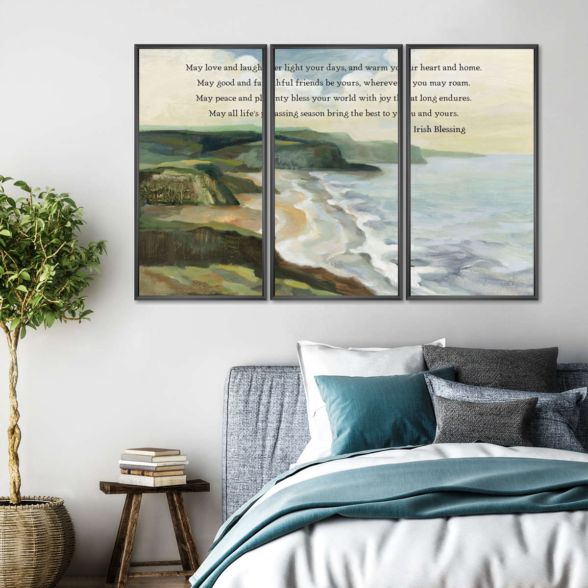 Irish Coast Blessing Wall Art