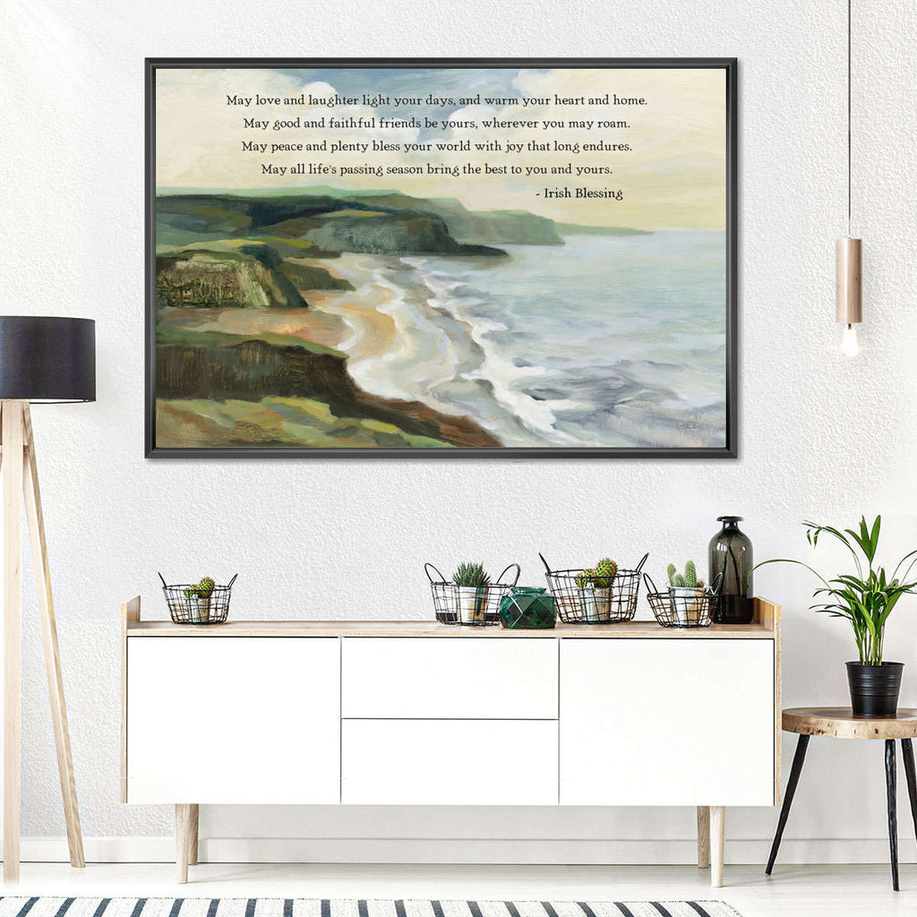 Irish Coast Blessing Wall Art