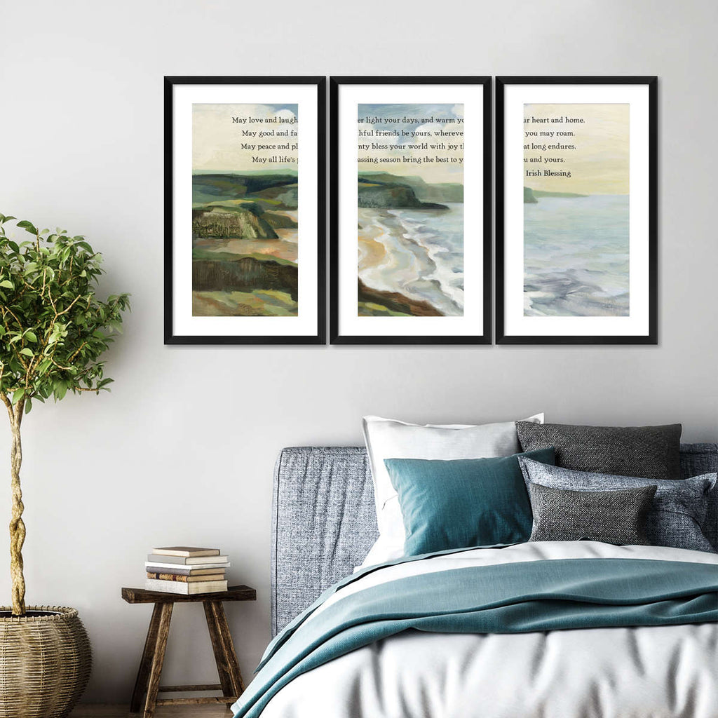 Irish Coast Blessing Wall Art