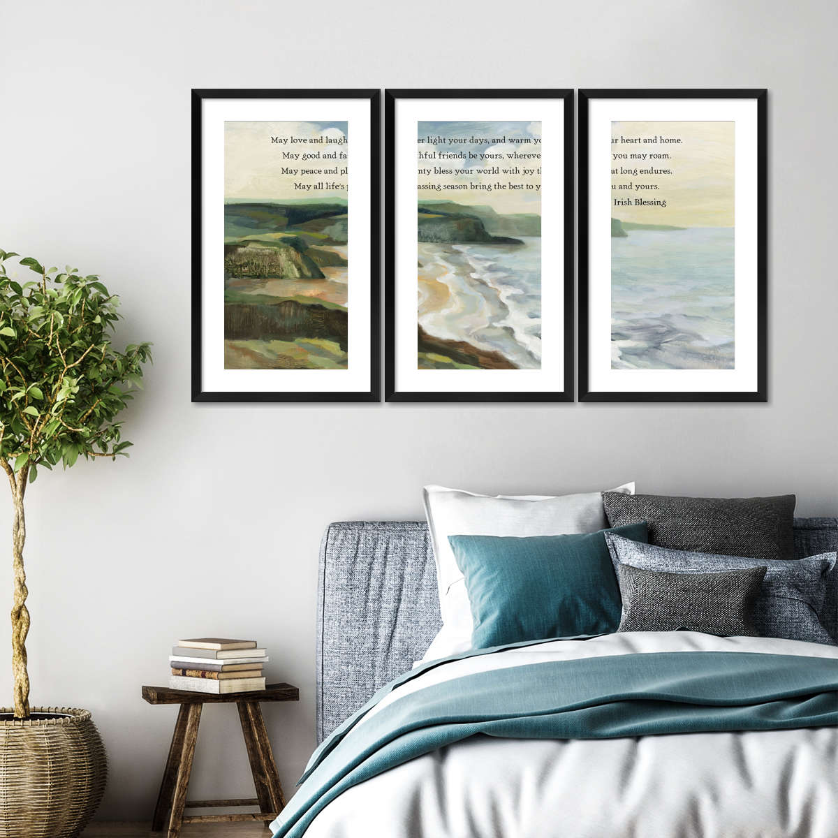 Irish Coast Blessing Wall Art