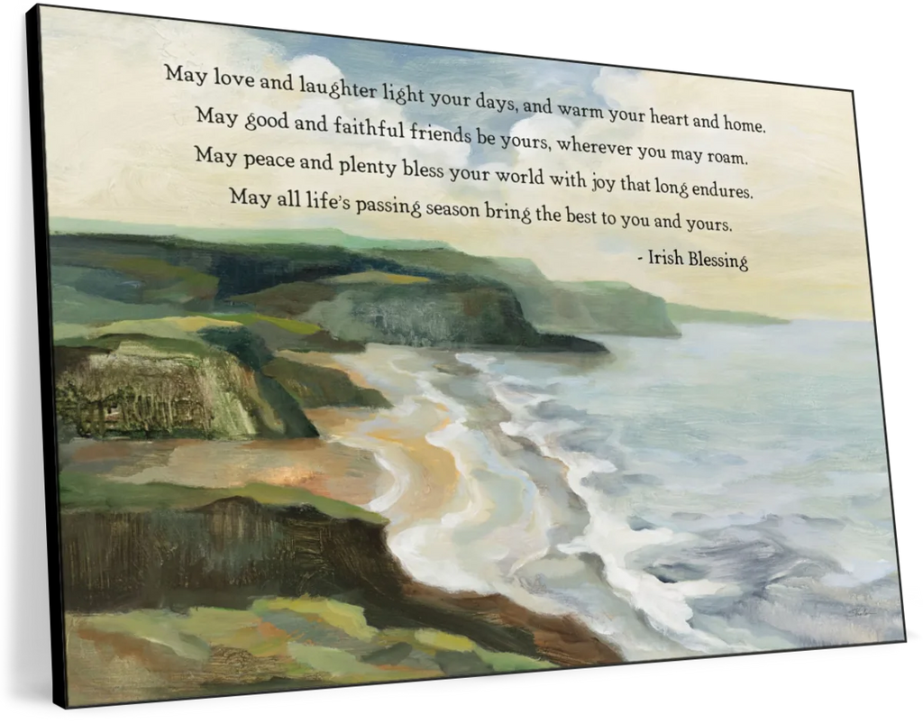 Irish Coast Blessing Wall Art