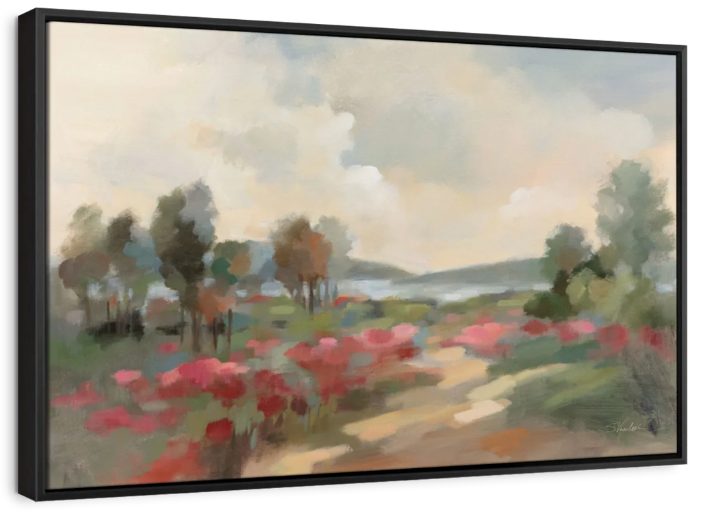 The Path To The Lake Wall Art