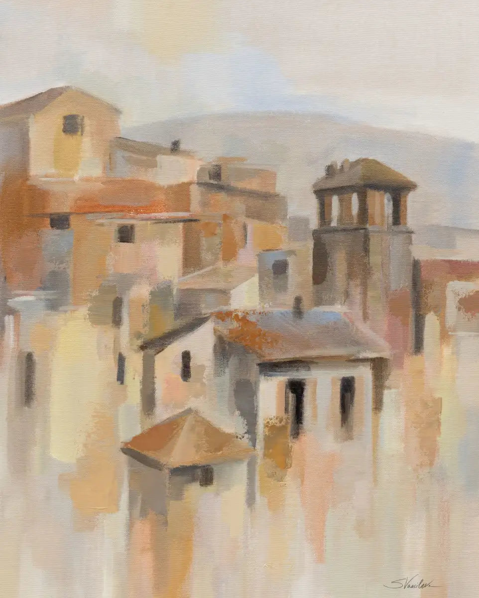 Town In Umbria II Wall Art
