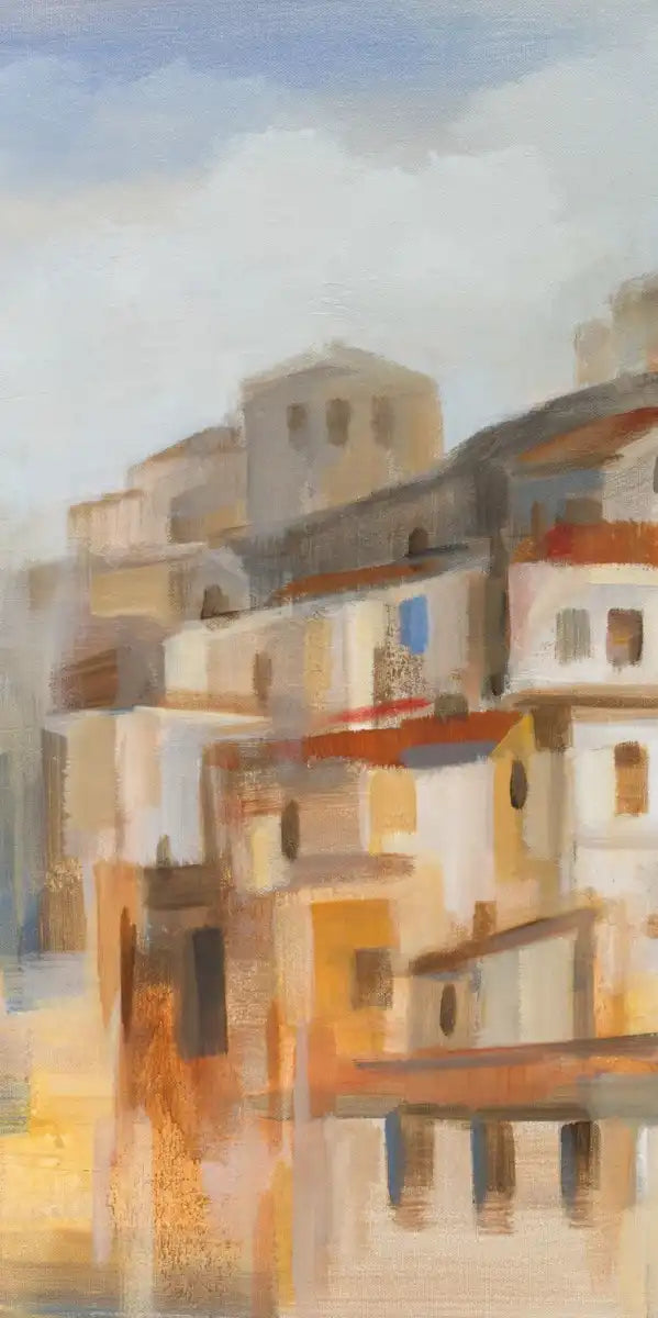 Town On The Hill Wall Art