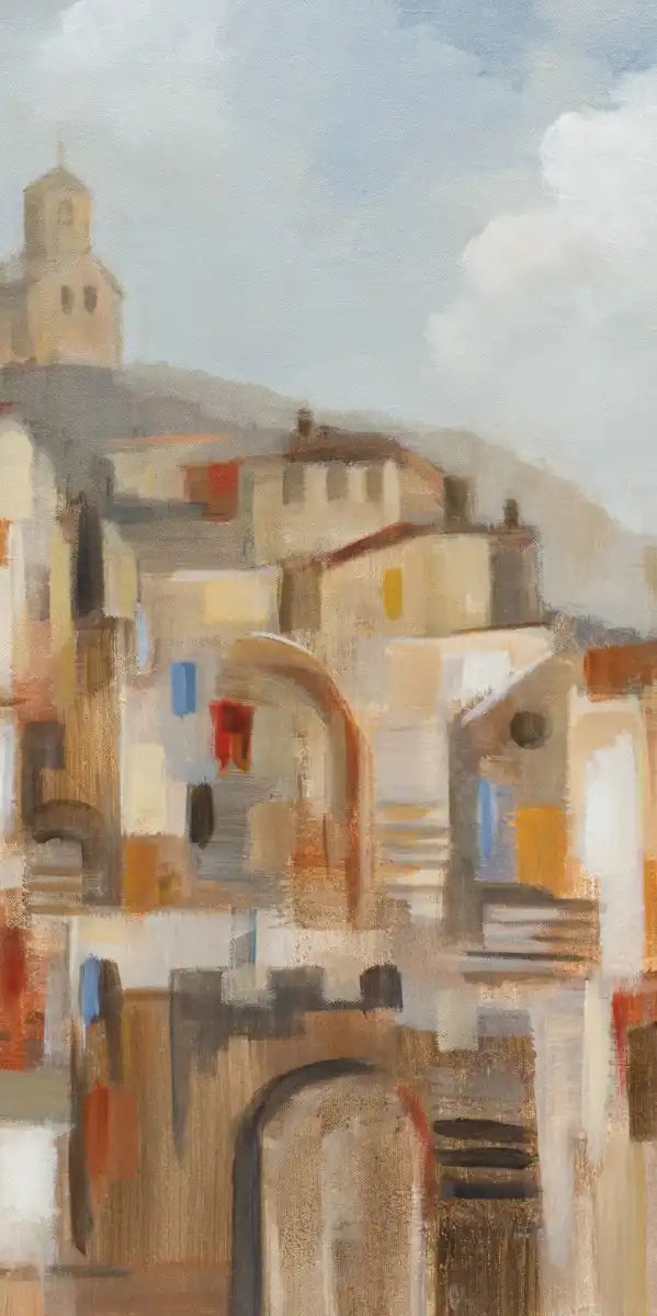 Town On The Hill Wall Art
