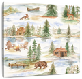 Rustic Retreat Pattern I Wall Art