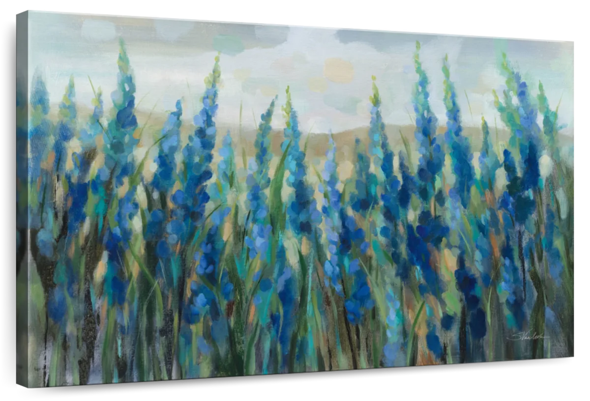 Wild Blue Meadow Wall Art