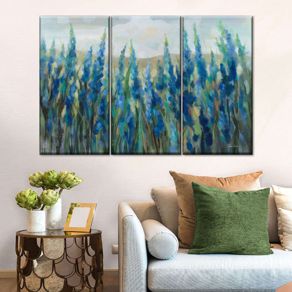 Wild Blue Meadow Wall Art