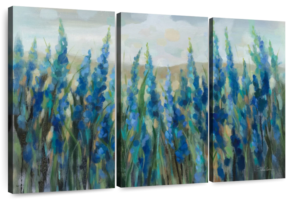 Wild Blue Meadow Wall Art