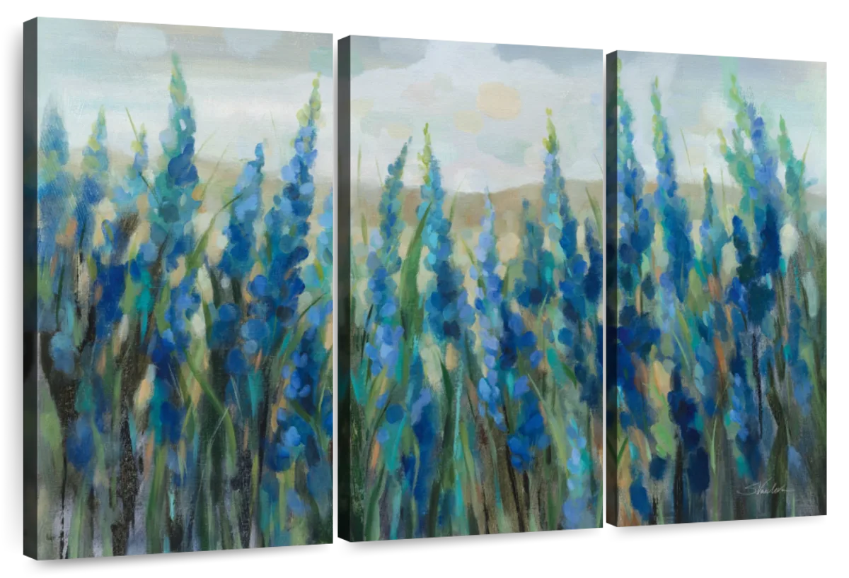 Wild Blue Meadow Wall Art