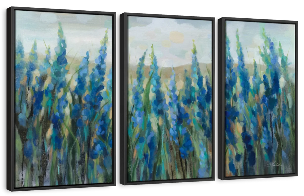 Wild Blue Meadow Wall Art