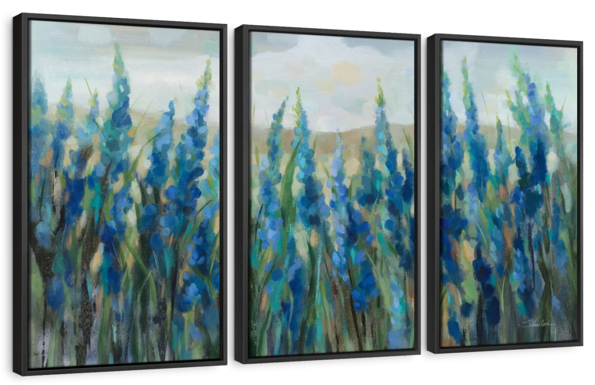 Wild Blue Meadow Wall Art