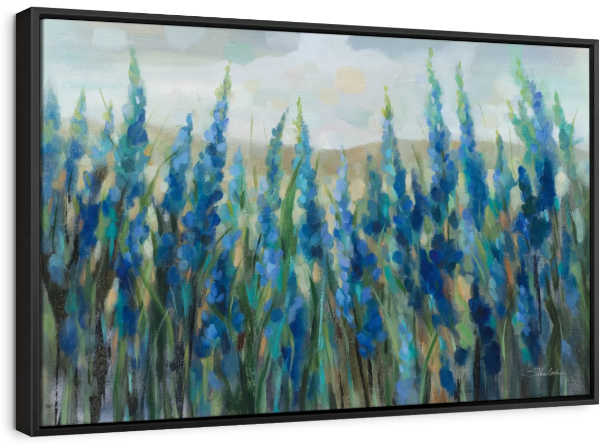 Wild Blue Meadow Wall Art