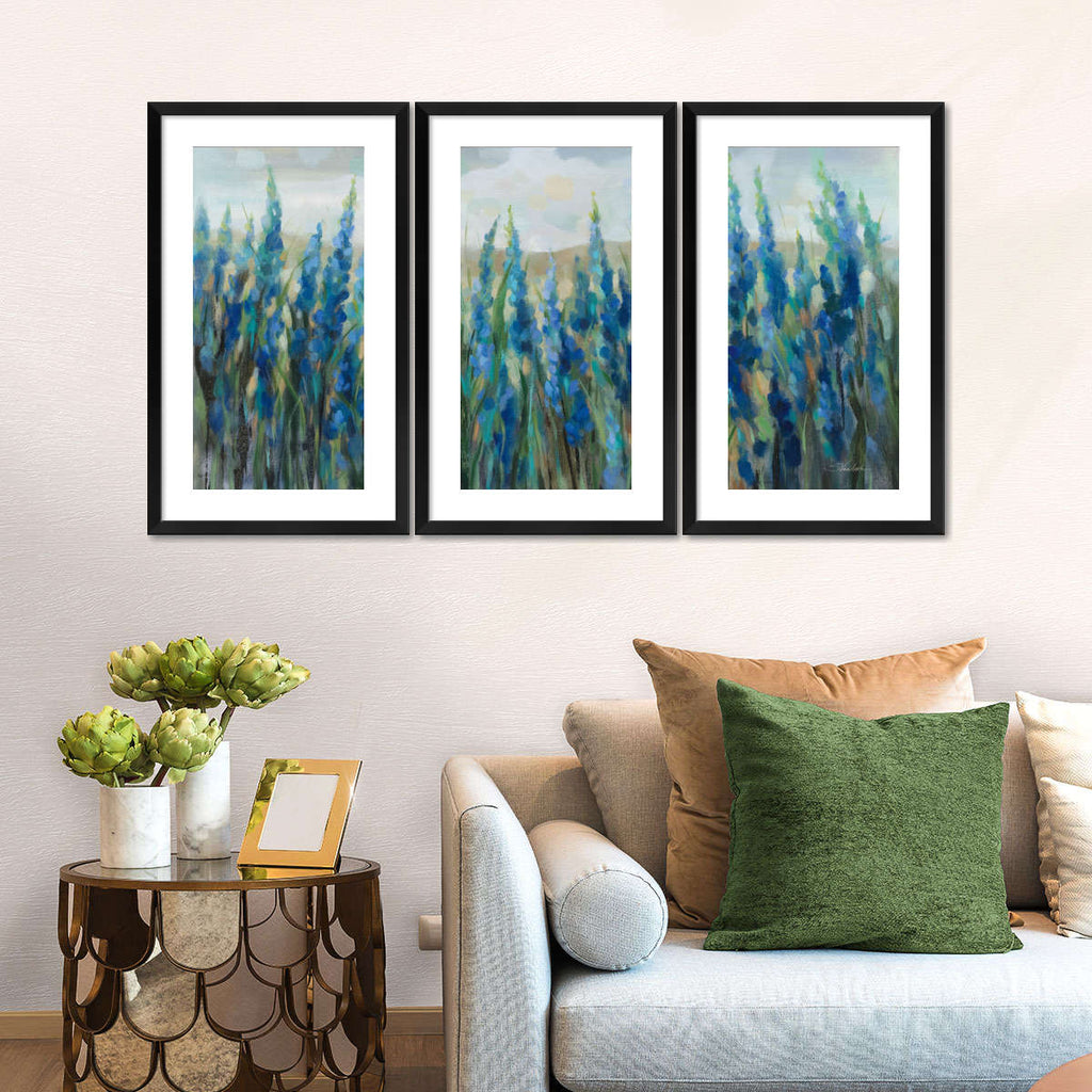 Wild Blue Meadow Wall Art
