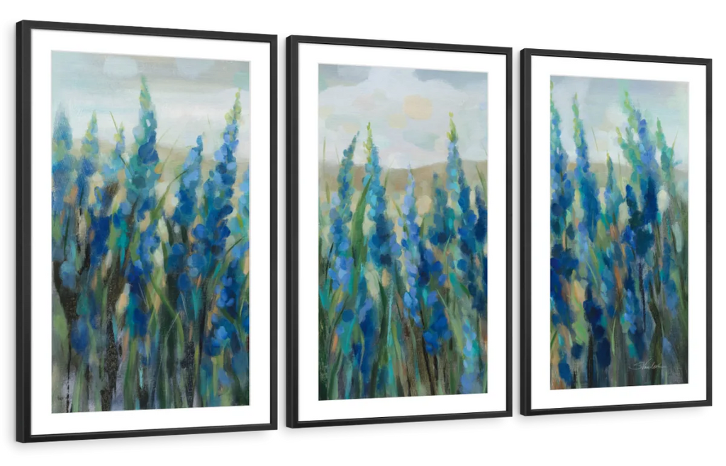 Wild Blue Meadow Wall Art