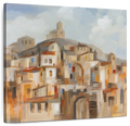 Town On The Hill Sq Wall Art