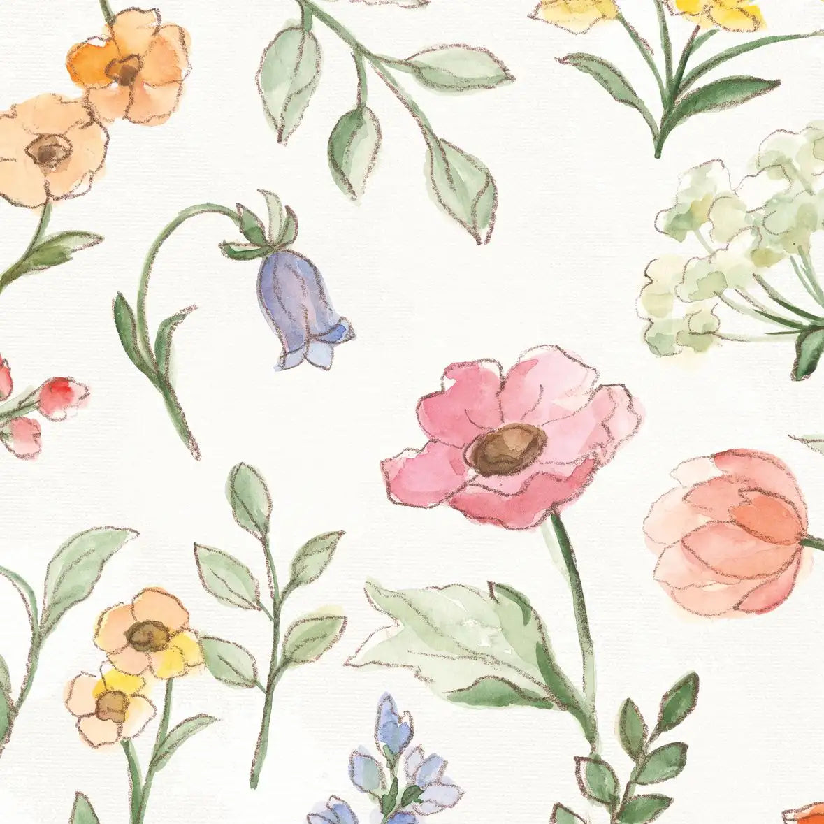 Wild Blooms Pattern IA Wall Art