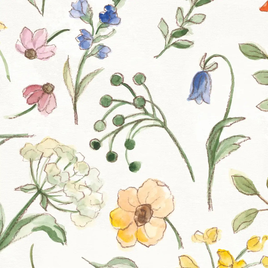 Wild Blooms Pattern IA Wall Art