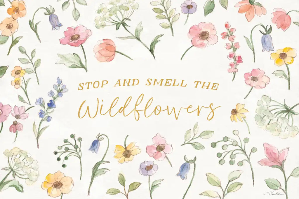 Wild Blooms Quote IV Wall Art
