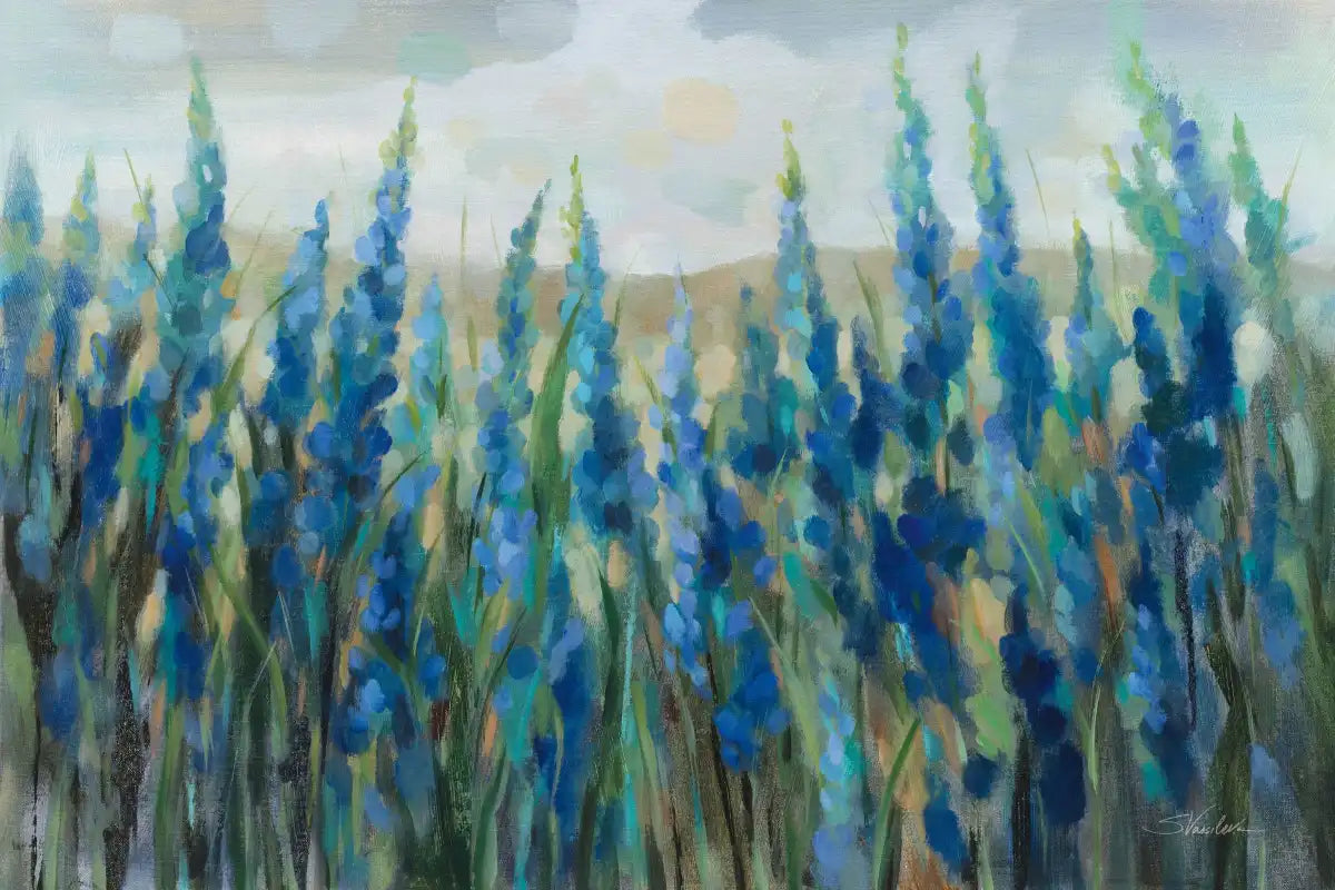 Wild Blue Meadow Wall Art