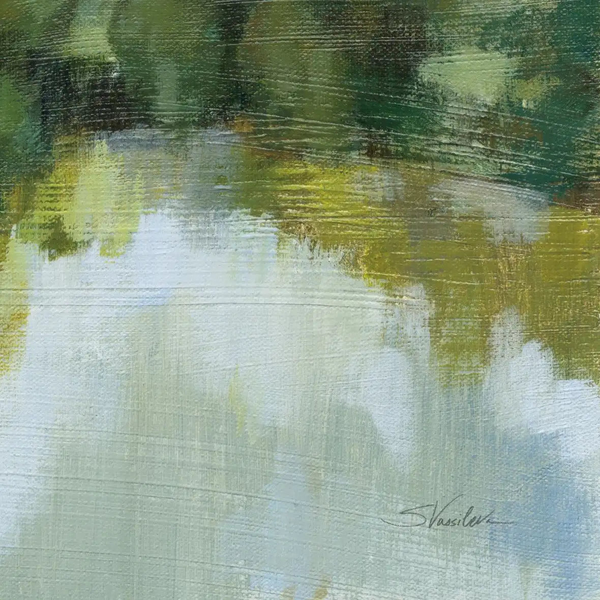 Willows By The Pond I Wall Art