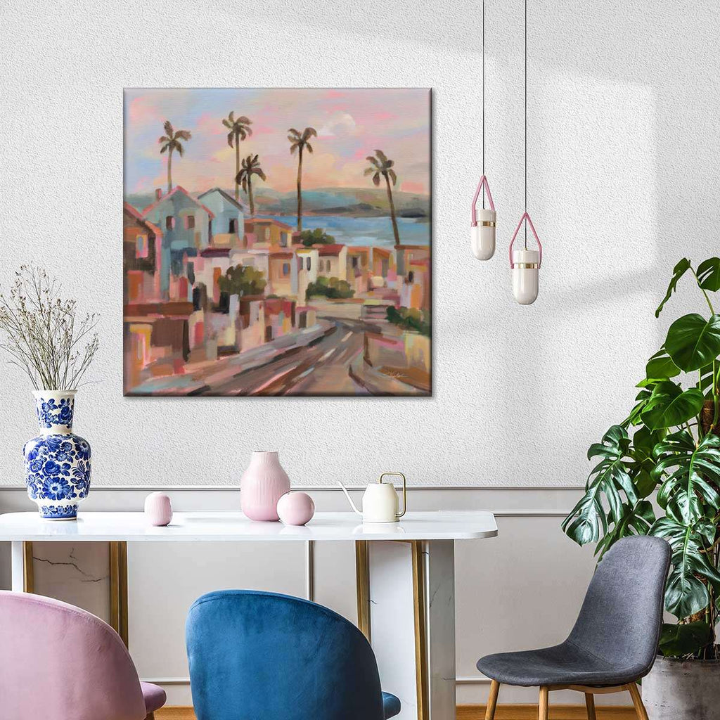 California Sunrise Street Wall Art