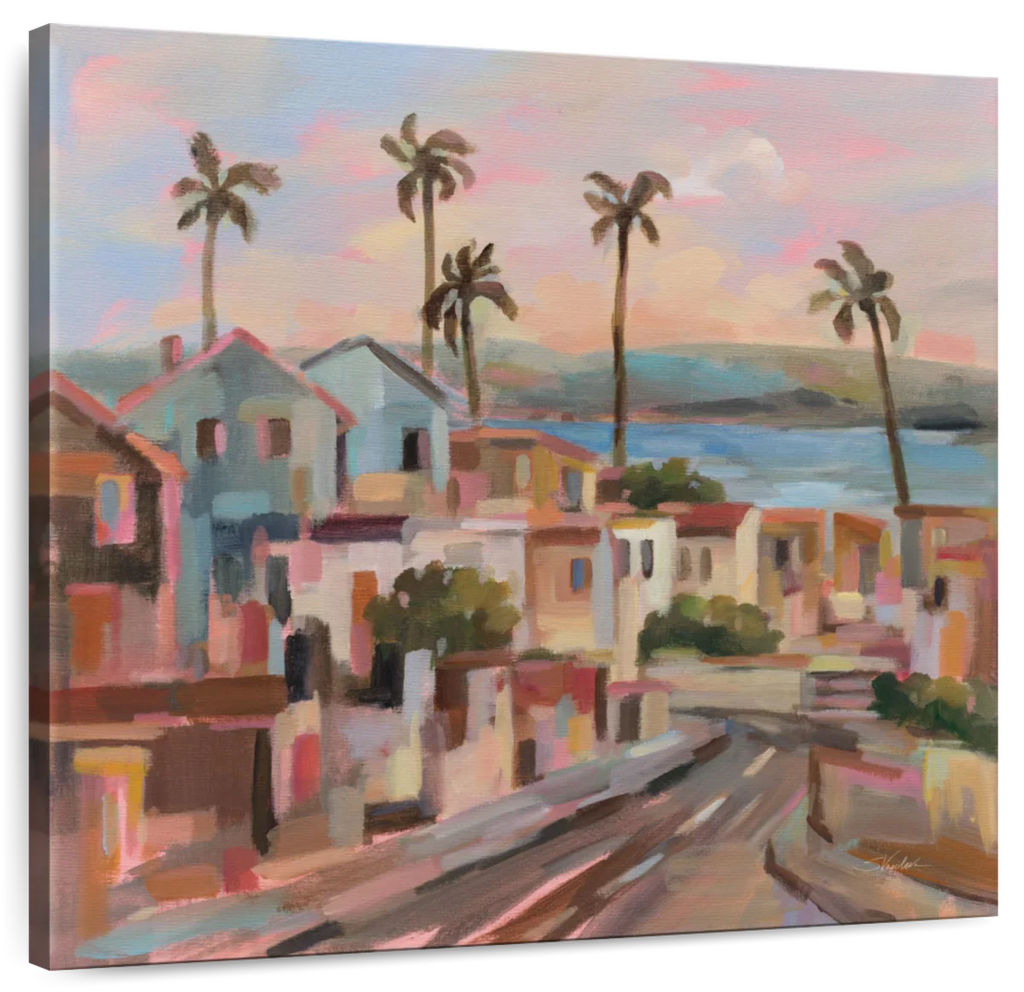 California Sunrise Street Wall Art