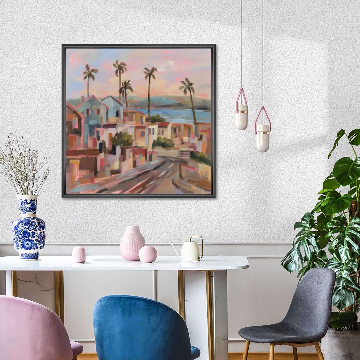 California Sunrise Street Wall Art