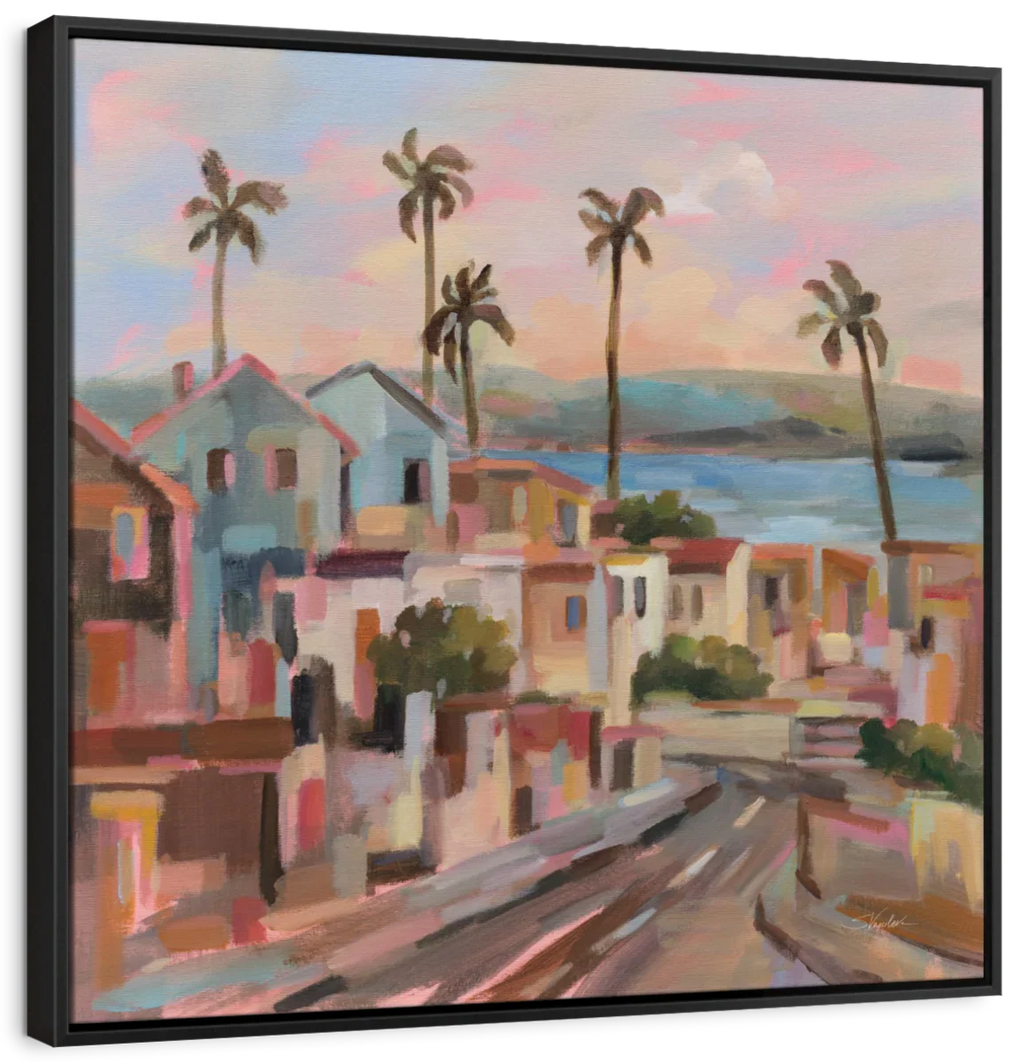 California Sunrise Street Wall Art