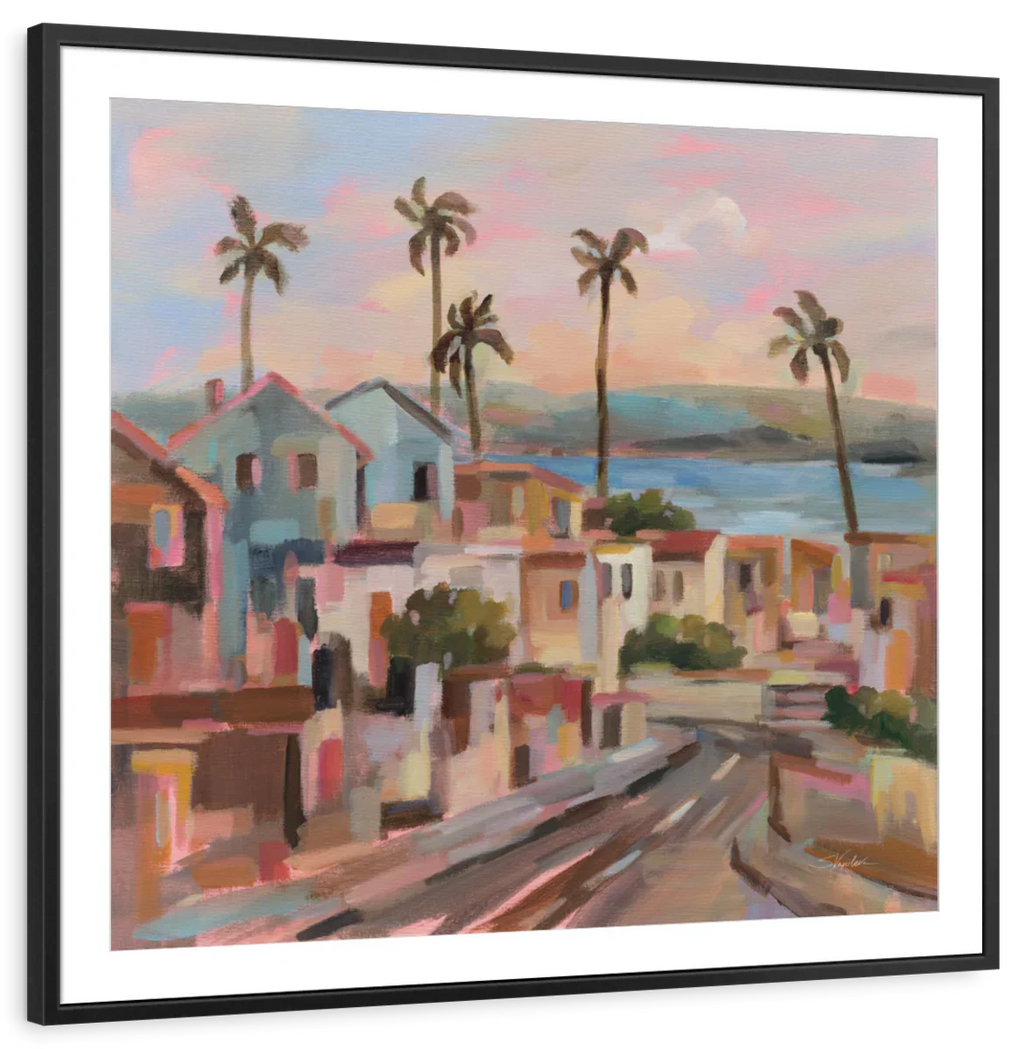 California Sunrise Street Wall Art
