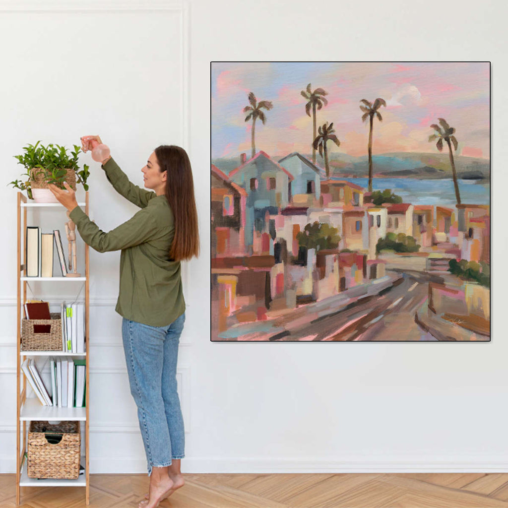 California Sunrise Street Wall Art