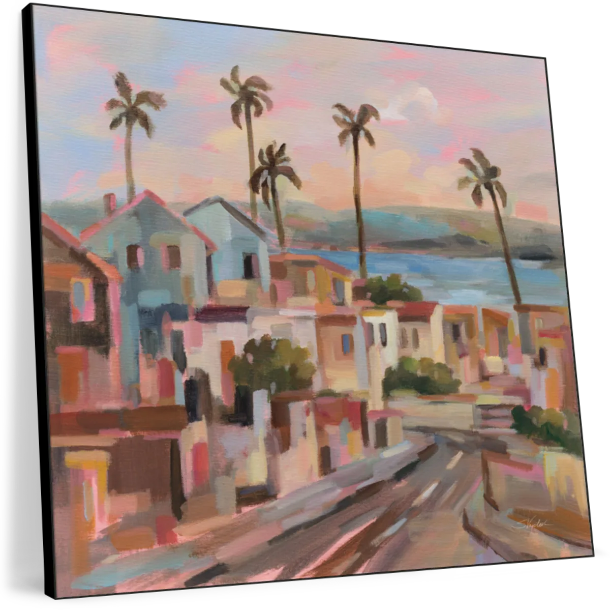 California Sunrise Street Wall Art